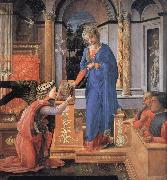 Fra Filippo Lippi The Annunciation oil painting